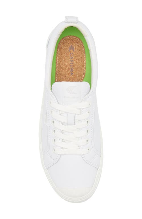Cariuma Oca Low In White Premium Leather