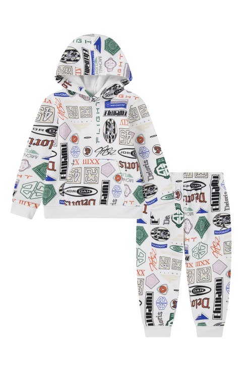 Kids' MJ Essentials Brooklyn Fleece Hoodie & Joggers Set (Toddler & Little Kid)
