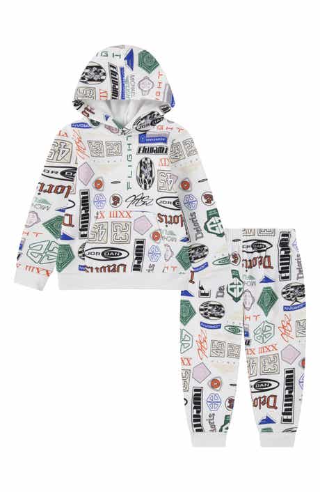 Kids' MJ Essentials Brooklyn Fleece Hoodie & Joggers Set