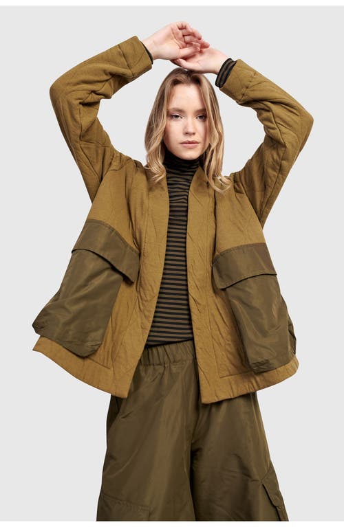 Alembika Parcel Quilted Jacket In Brown