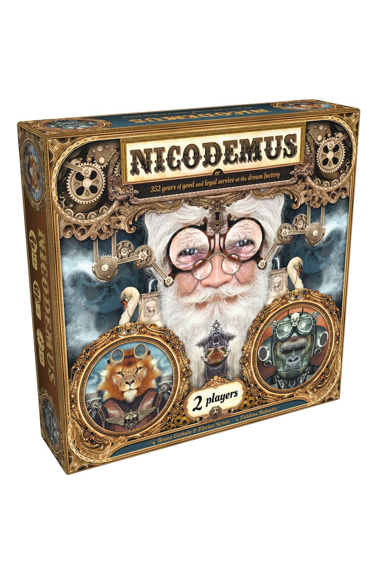 Nicodemus Resource Management Strategy Board Game 14+, Main, color, Multicolored