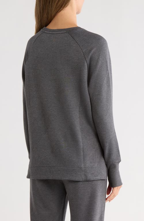 Balance Collection Kamari Texture Pullover In Gray
