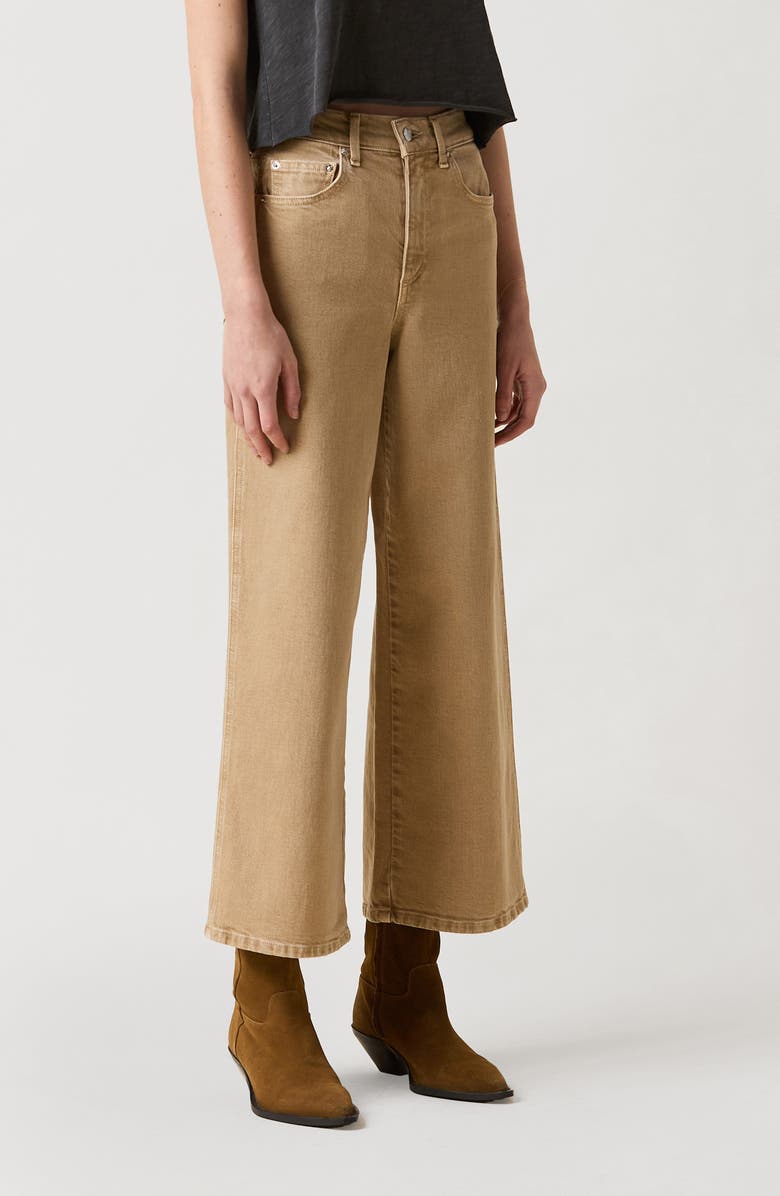 LE JEAN Juliette Ankle Wide Leg Jeans, Alternate, color, Sandwashed Camel