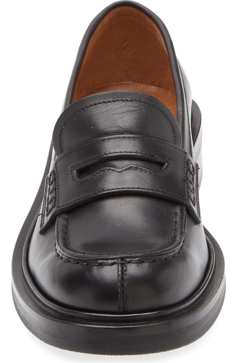 ATP ATELIER Albaredo Penny Loafer, Alternate, color, Black