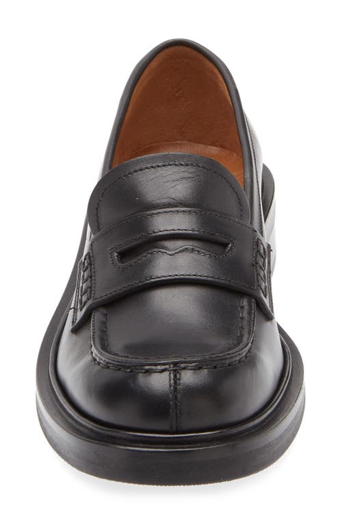 Atp Atelier Albaredo Penny Loafer In Black