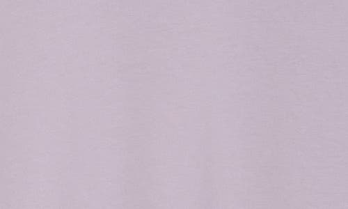 Vince Cotton Crewneck T-shirt In Washed Pale Lavender