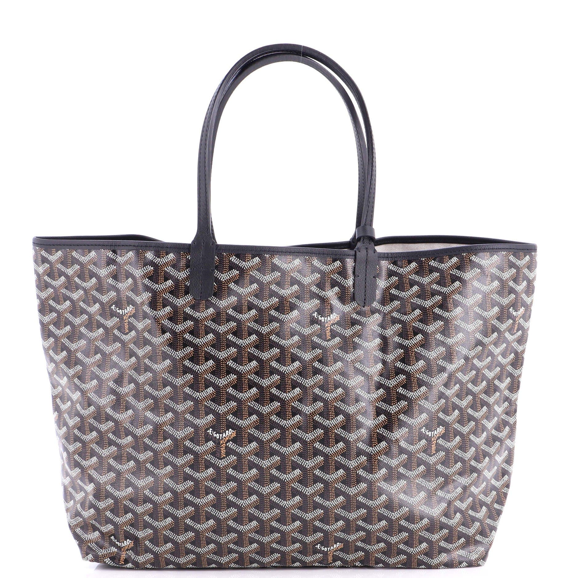 Saint Louis Tote Coated Canvas PM, Main, color, Black