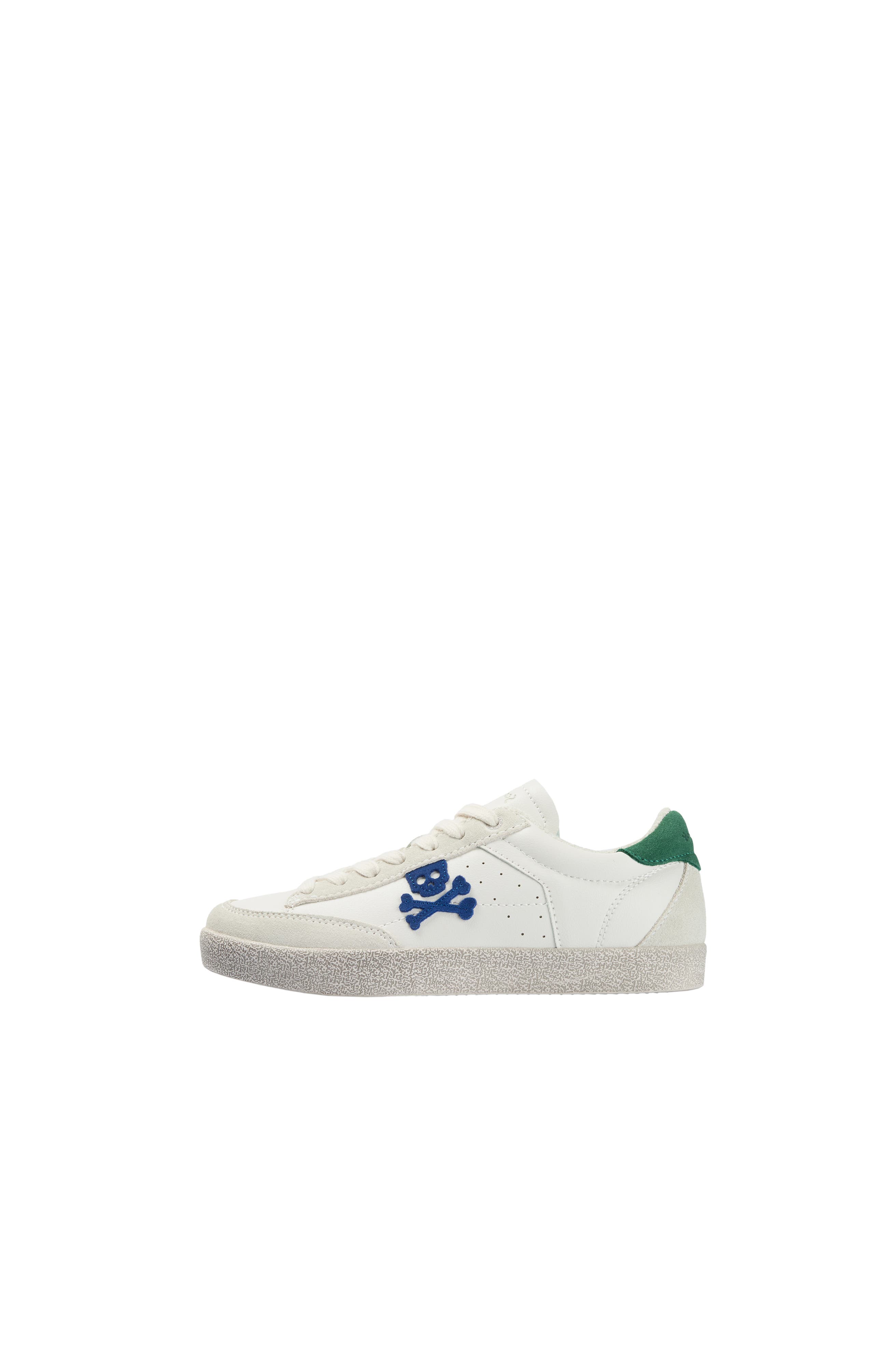 Scalpers Calavera Contrast Sneakers, Alternate, color, Whiteduck