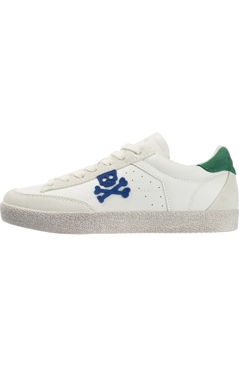 Scalpers Calavera Contrast Sneakers, Alternate, color, Whiteduck