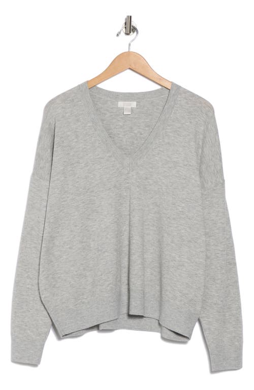 Nordstrom Rack V-neck Pullover Sweater In Gray