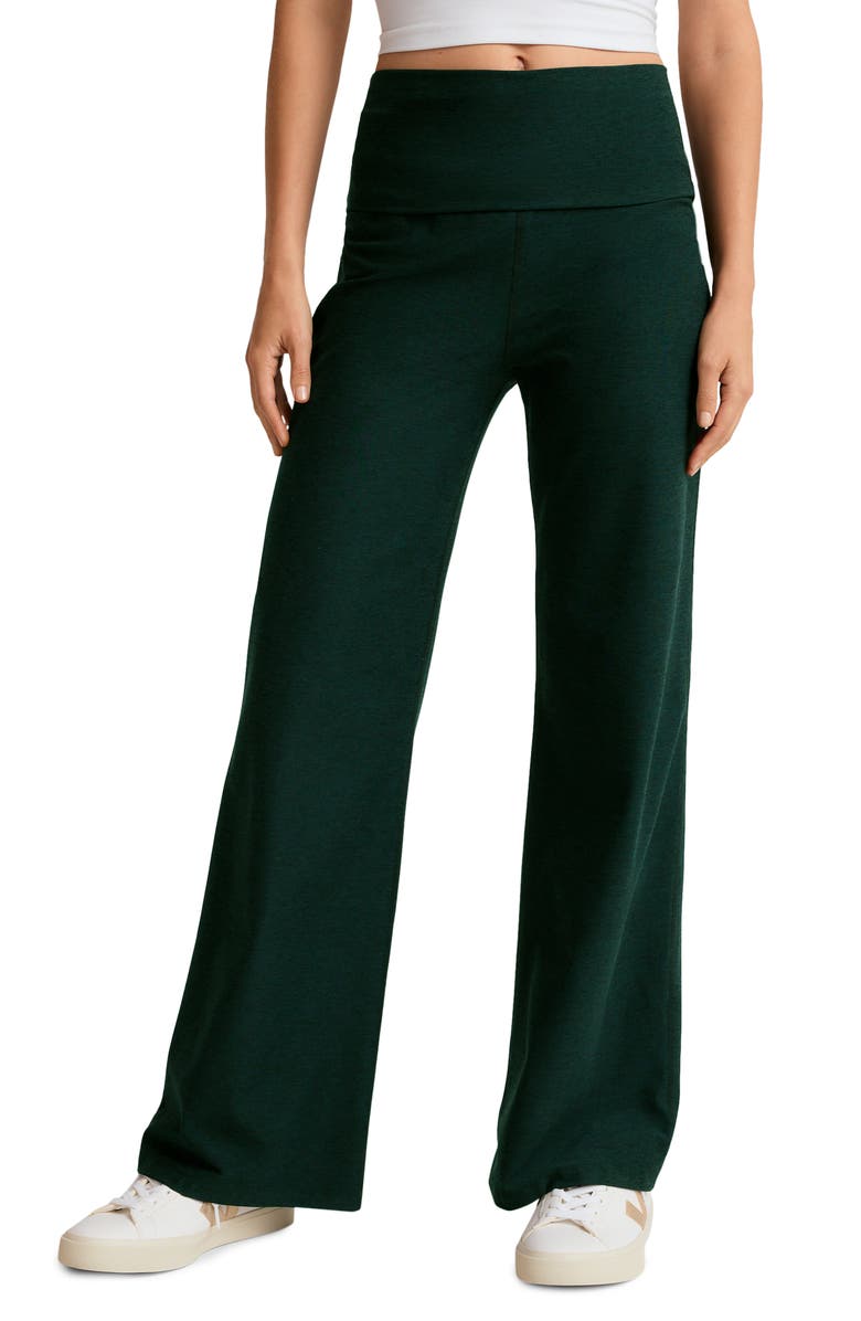 Space Dye Wide Leg Pants