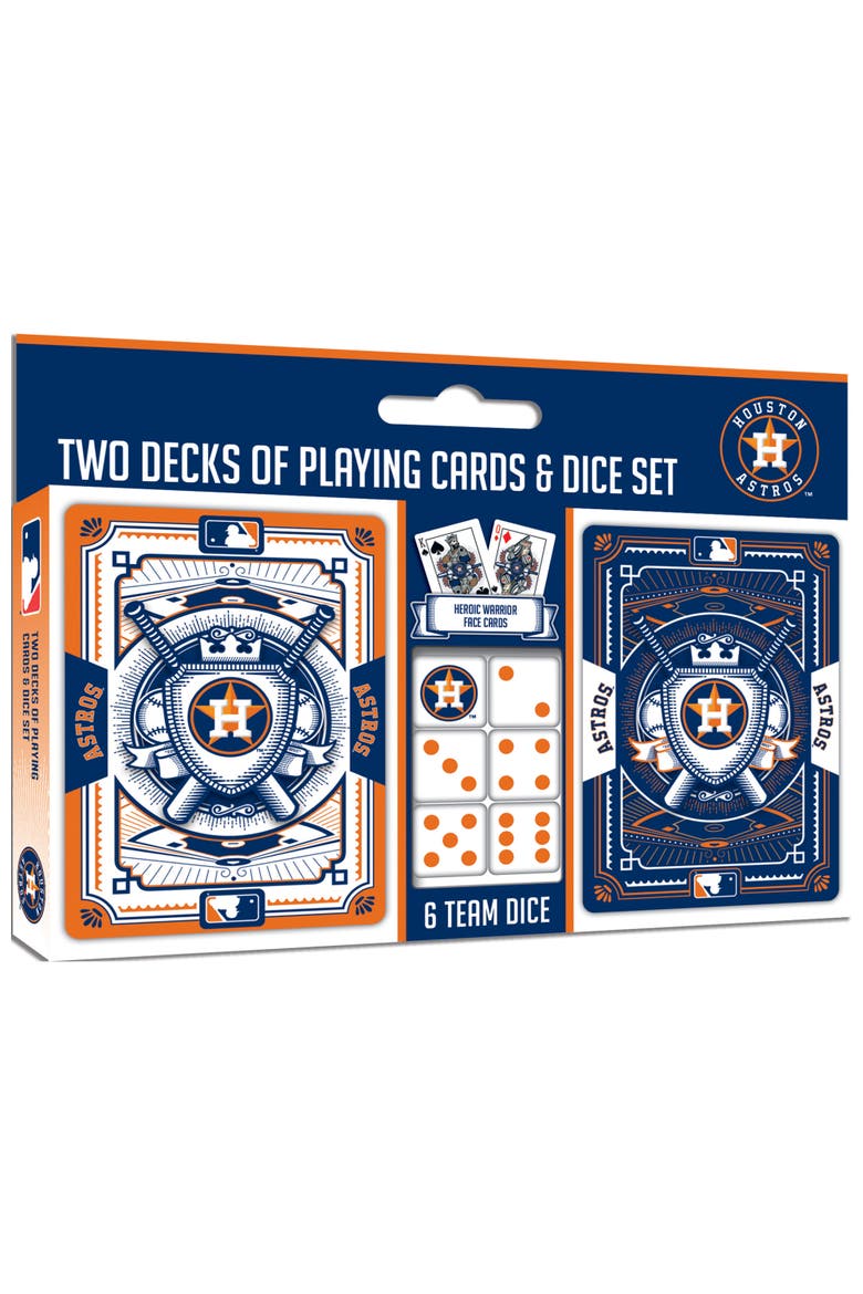 Houston Astros Playing Cards & Dice, Main, color, Multicolor
