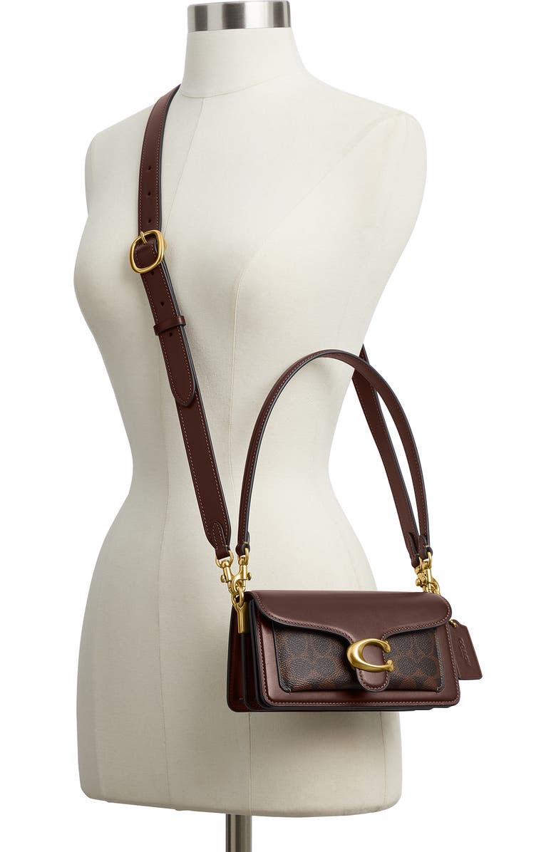 COACH Tabby Signature Coated Canvas Shoulder Bag, Alternate, color,