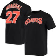 Nike Men's Nike Juan Marichal Black San Francisco Giants Name & Number T-Shirt
