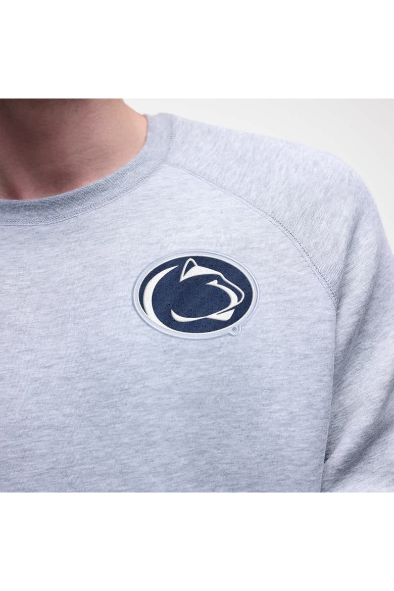 Men's Nike Heather Gray Penn State Nittany Lions Tech Fleece Raglan Sweatshirt, Alternate, color, Heather Gray