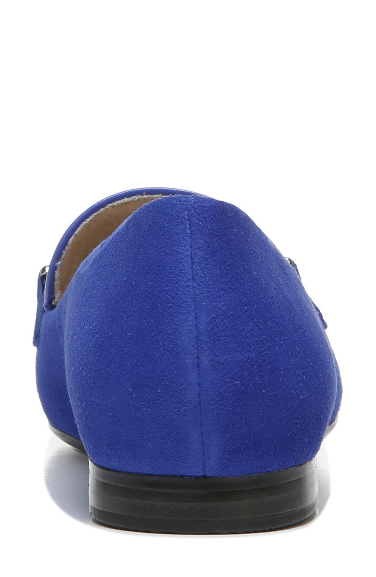 Emiline Loafer, Alternate, color, HARBOR BLUE LEATHER