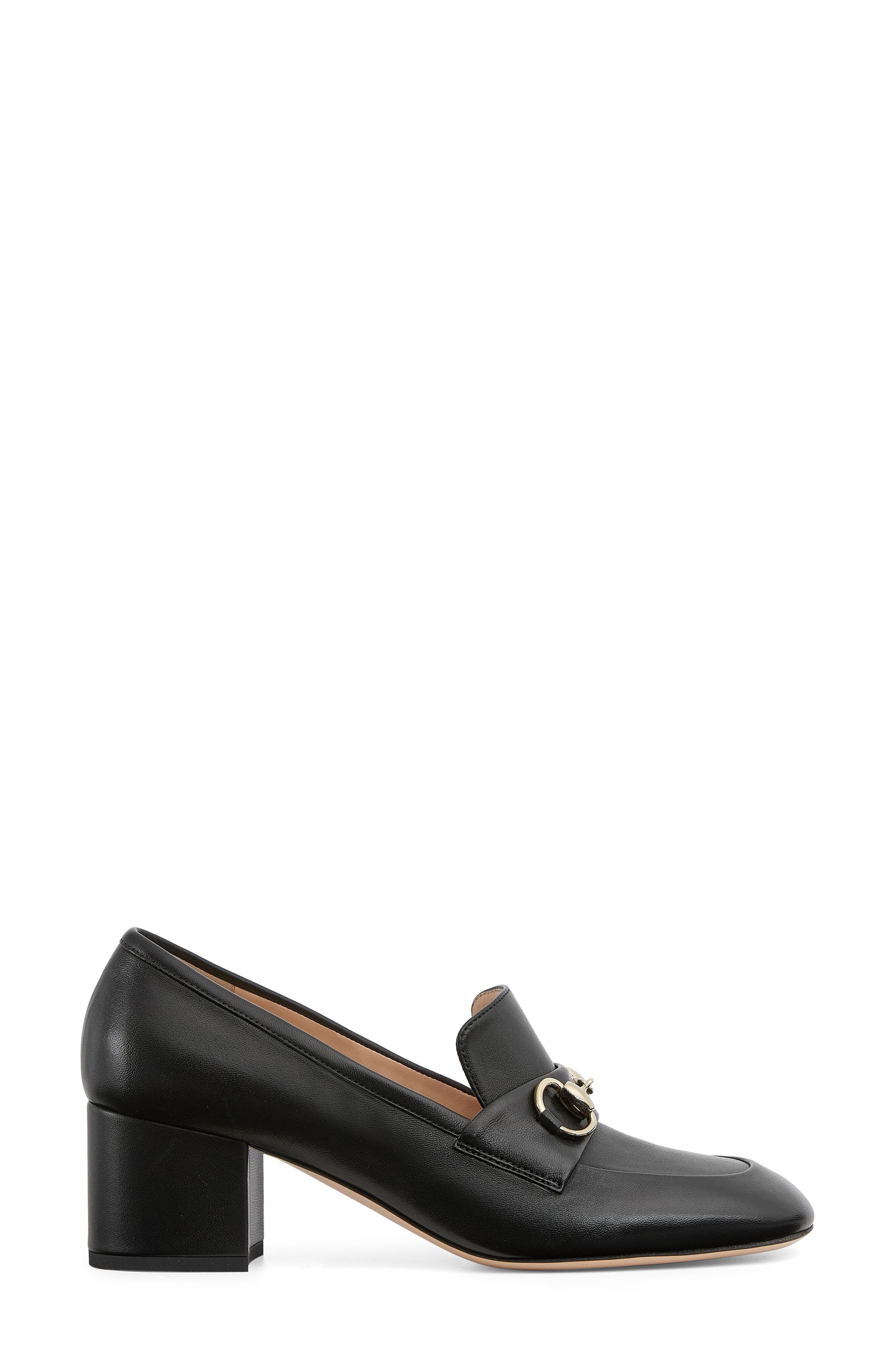 Gucci Horsebit Loafer Pump, Alternate, color, 1000 Black