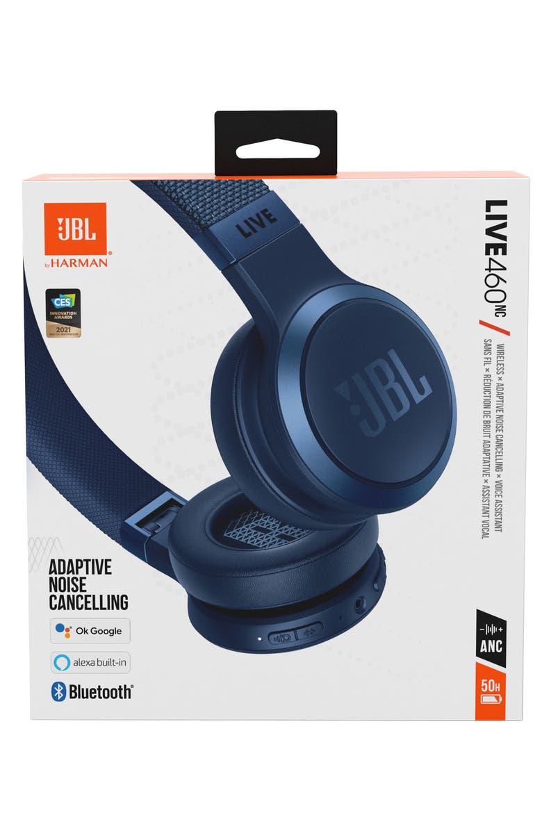 JBL Live 460 Wireless Noise Canceling On Ear Headphones, Alternate, color, 