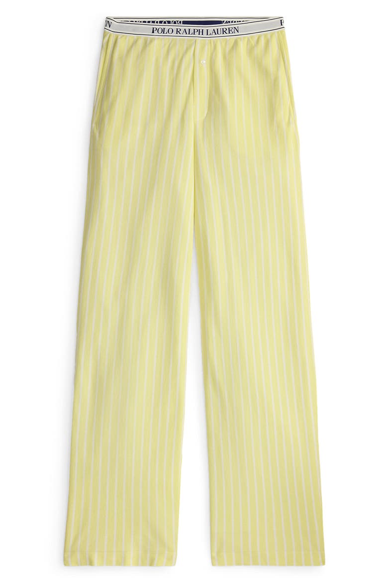 Logo Pajama Pants, Alternate, color, LEMON VERBINA