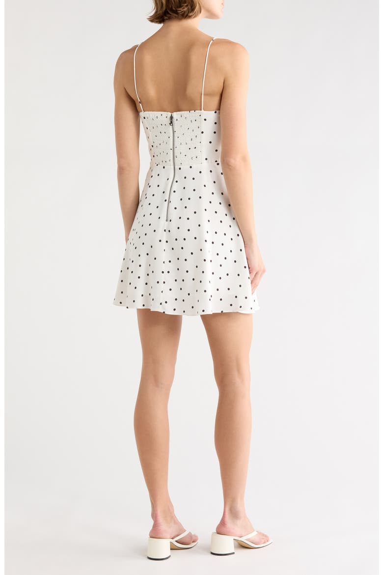 Glinda Spaghetti Strap Dress, Alternate, color, CUTIE POLKA DOT ANTIQUE WHITE