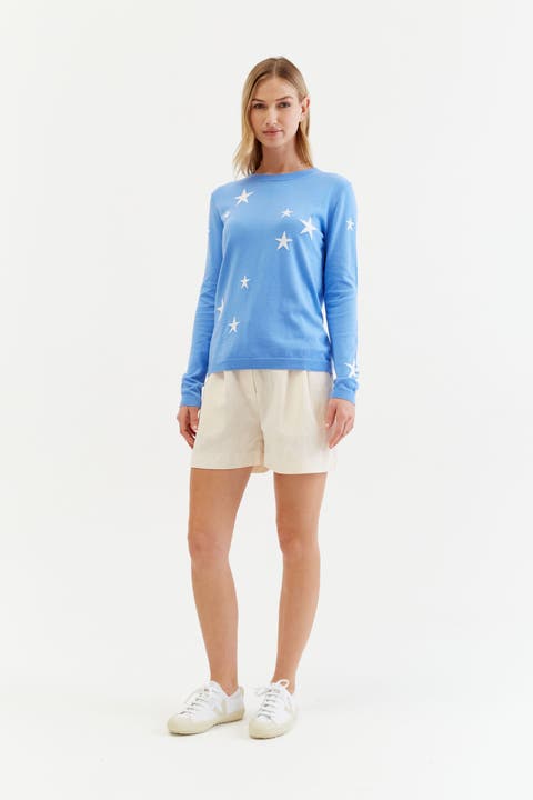 Wool Cashmere Star Sweater