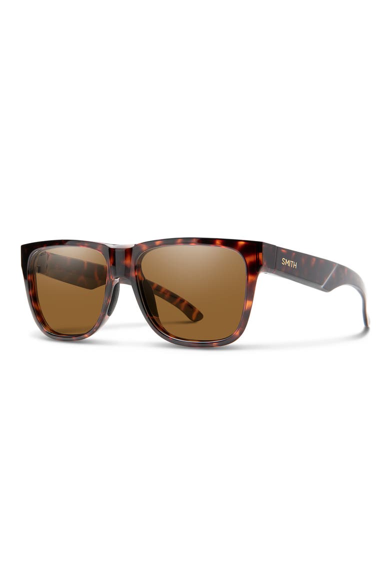 Lowdown 2 Core ChromaPop™ Polarized Square Sunglasses, Main, color, MATTE TORTOISE / POLARIZED BROWN