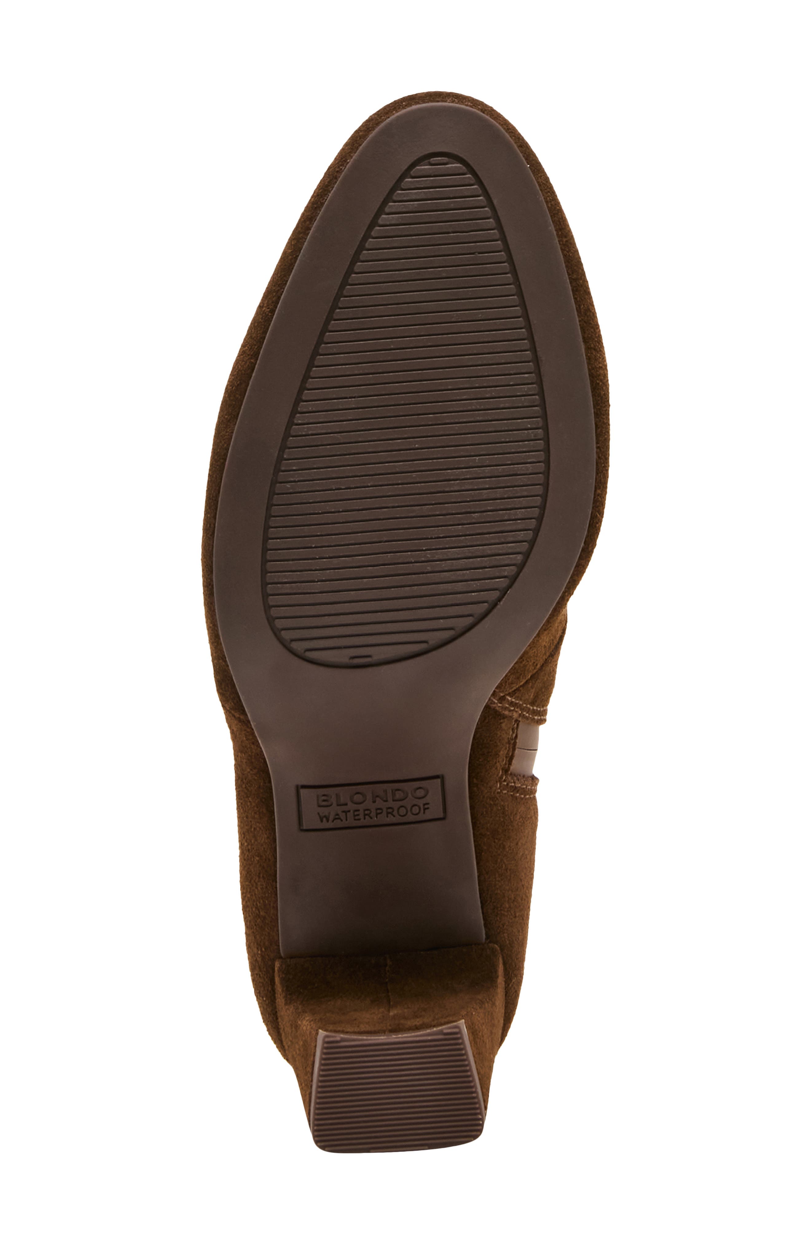 Mara Waterproof Bootie, Alternate, color, CHOCOLATE SUEDE
