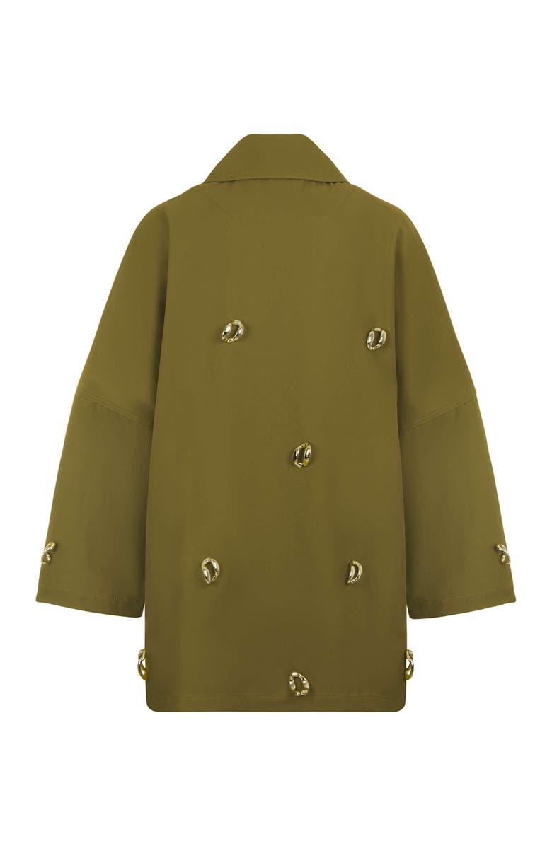 Nocturne Chained Trench Coat, Alternate, color, 