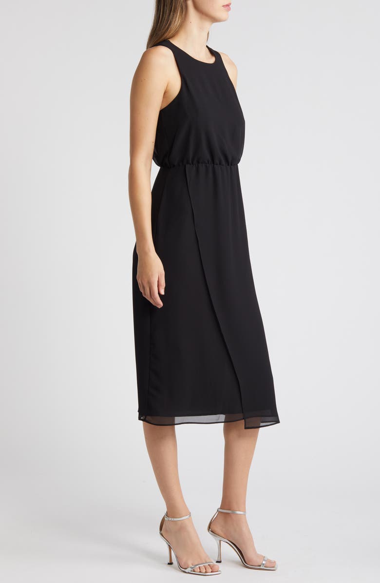 Sam Edelman Blouson Bodice Midi Dress, Alternate, color, 