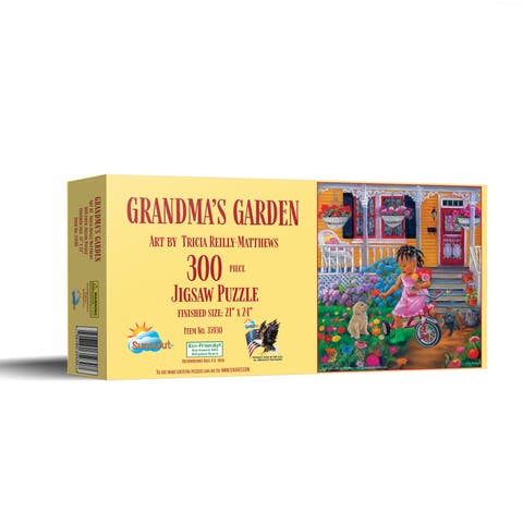 Grandma's Garden 300 piece Jigsaw Puzzle for Adults