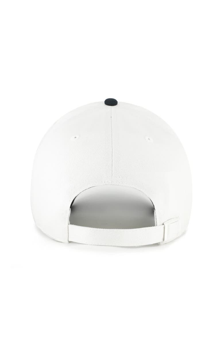 '47 Unisex '47  White/Black New York Liberty Contemporary Two-Tone Clean Up Adjustable Hat, Alternate, color, White