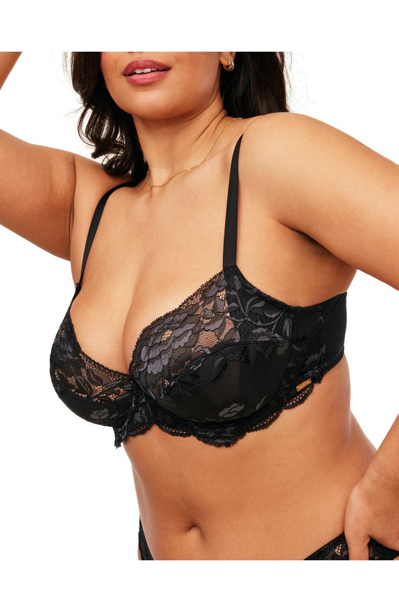 Adore Me Chelsi Unlined Demi Bra, Alternate, color, 
