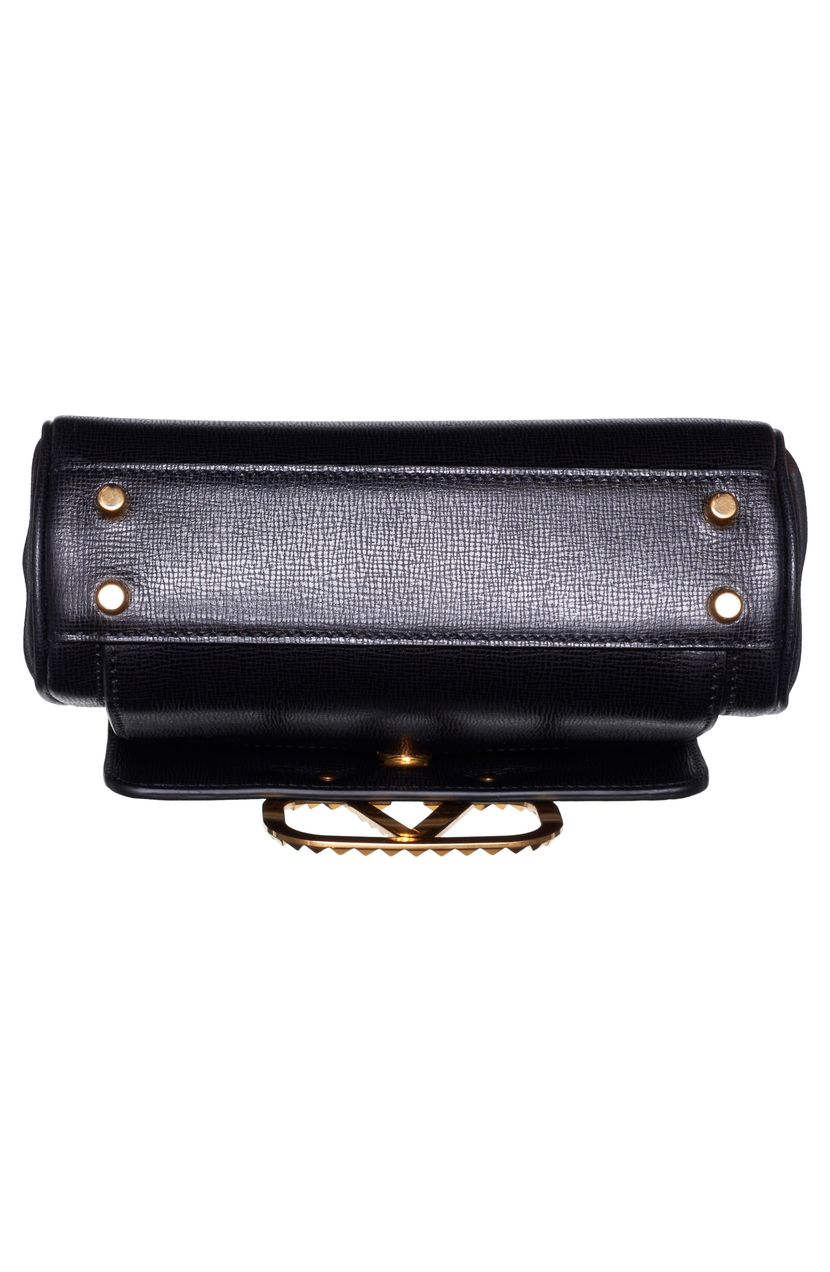 Valentino Garavani Mini Alcove VLOGO Leather Top Handle Bag, Alternate, color, 