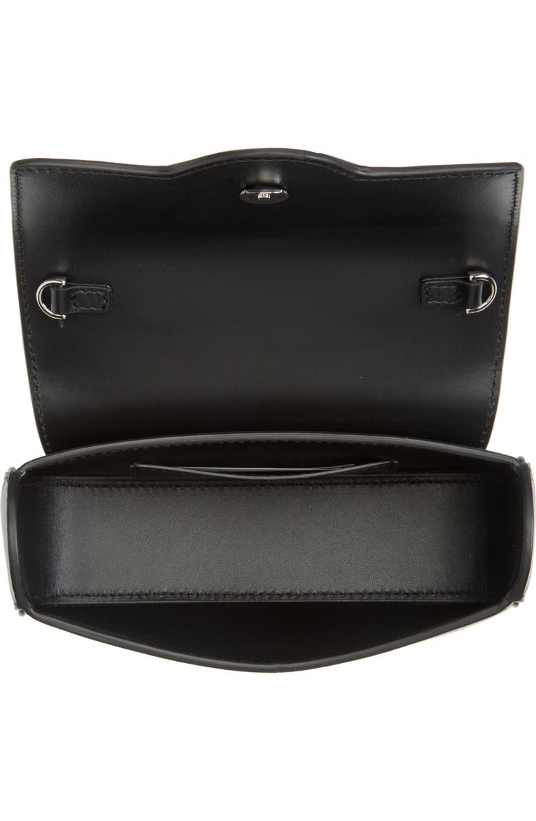 Versace Mini La Medusa Studded Leather Top Handle Bag, Alternate, color,