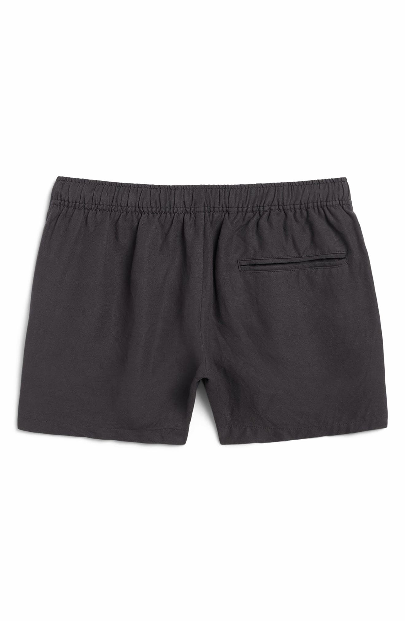 Linen Blend Drawstring Shorts - image 2