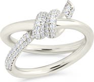 Sterling Forever Irene Twist Ring