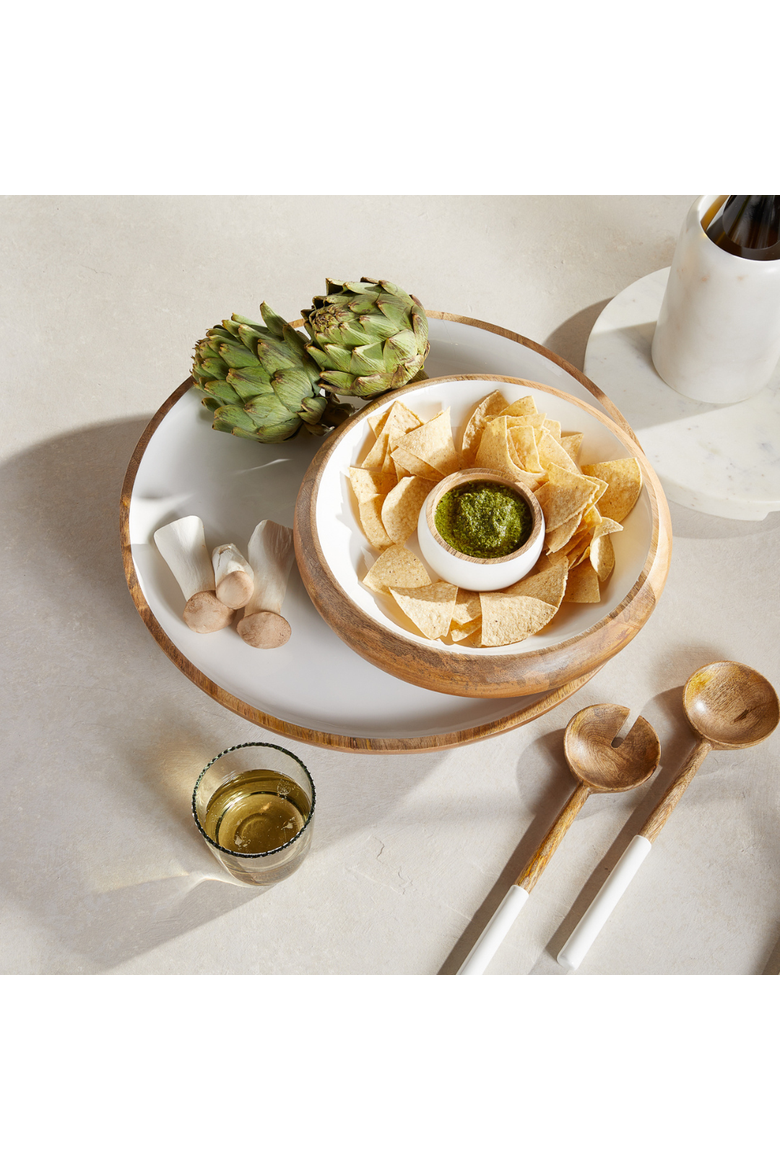 Madras Curva Lazy Susan, Alternate, color, Natural