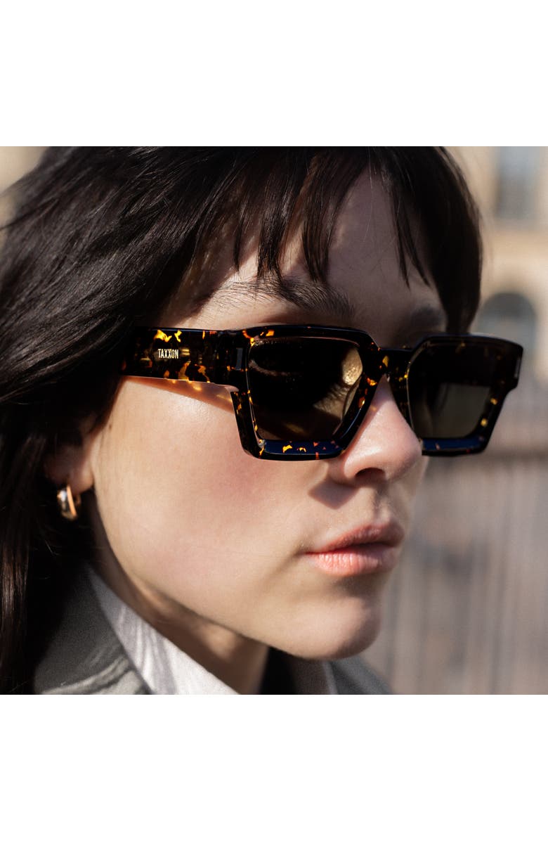 Taxxon Eyewear 008 Sunglasses with Tortoise Frame, Alternate, color, Green