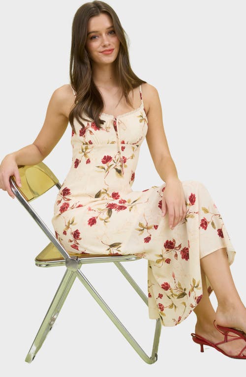 BLU PEPPER BLU PEPPER FLORAL MAXI SUNDRESS