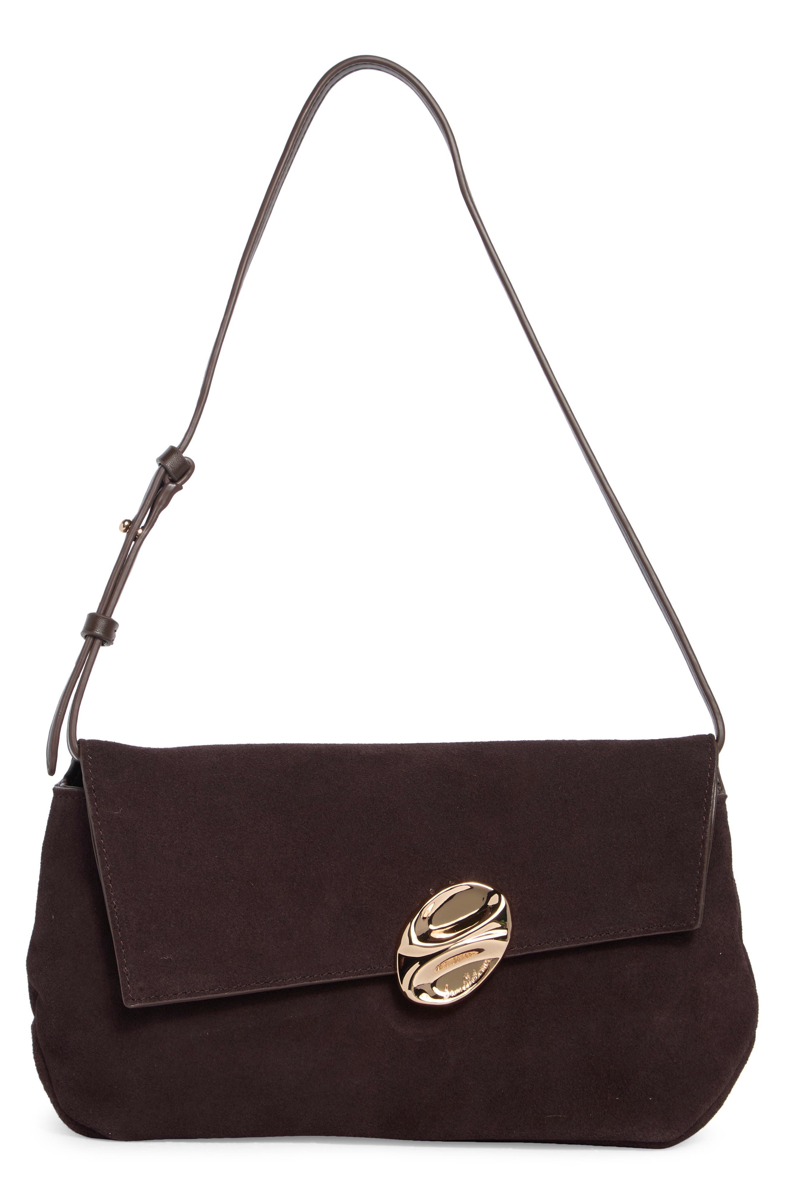 Sam Edelman Bex Folded Convertible Clutch, Main, color, Spiced Pecan