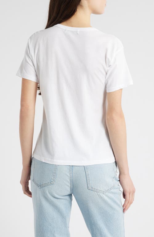 Daydreamer Blondie 'atomic' Graphic T-shirt In White
