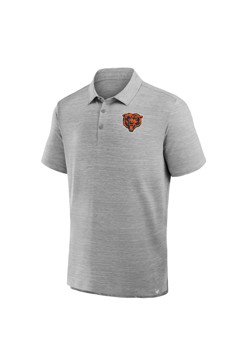 Men's Fanatics Heather Gray Chicago Bears Clutch Polo, Alternate, color, Heather Gray
