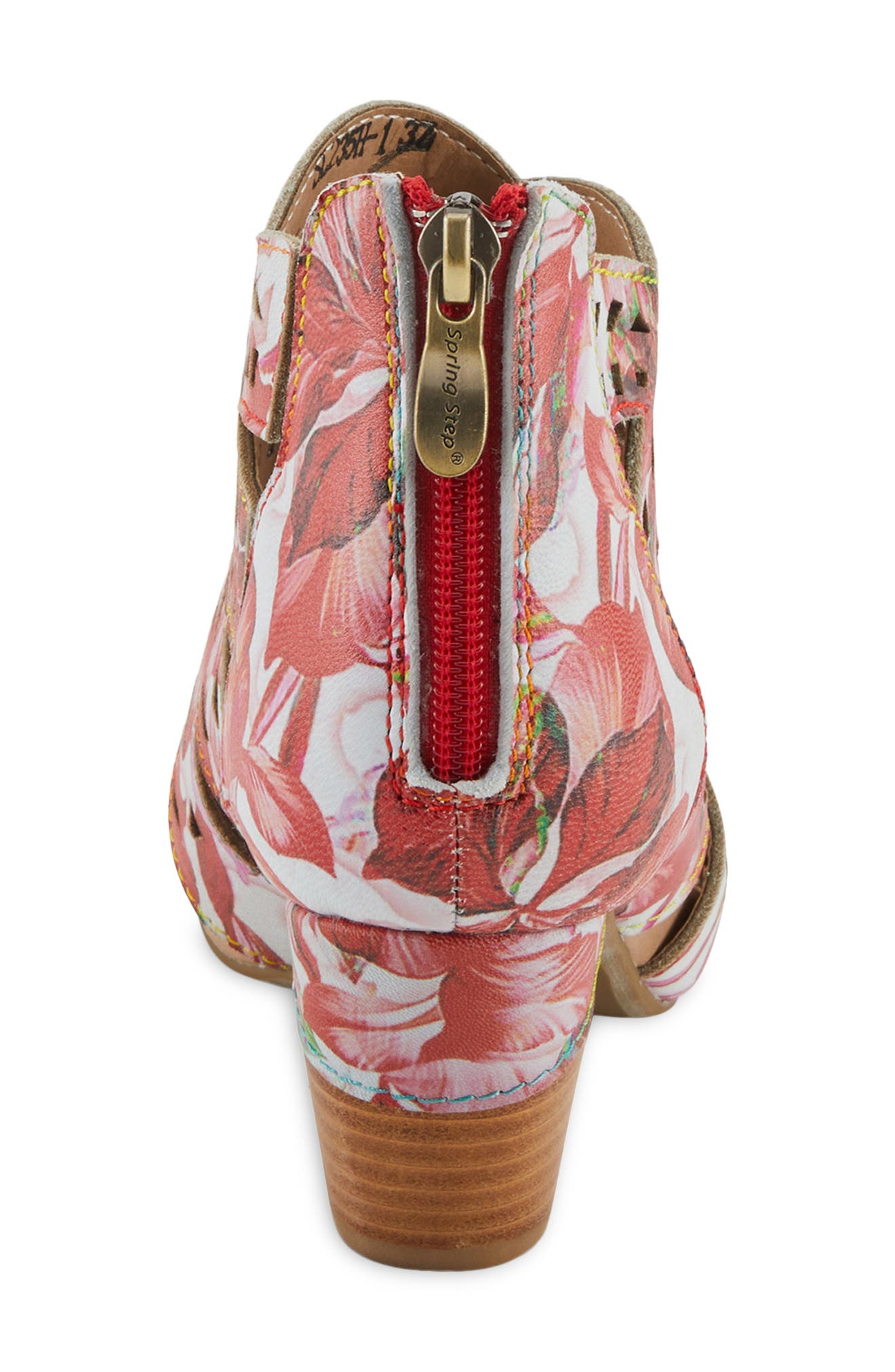 L'Artiste by Spring Step Icon Fleur Sandal, Alternate, color, Red Multi