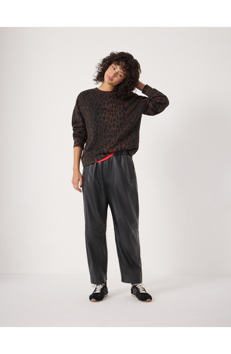 Hush Leopard Print Sweatshirt, Alternate, color, Soft Leopard