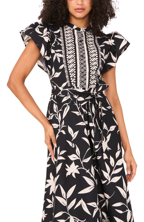 Halogen ® Tie Waist Midi Dress In Black