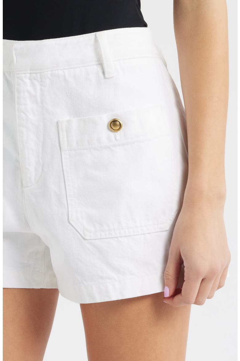 The Cruise Denim Shorts, Alternate, color, WHITE