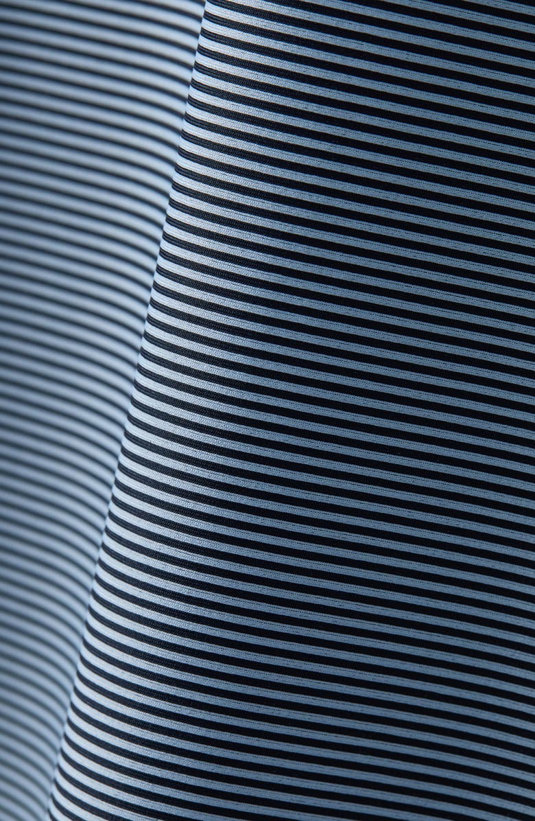 Rhone Commuter Stripe Polo, Alternate, color, Navy/ Light Blue Stripe