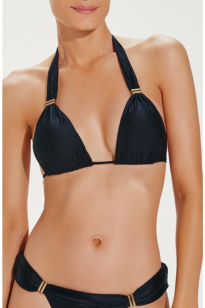 Bia Tube Halter Bikini Top, Main, color, BLACK