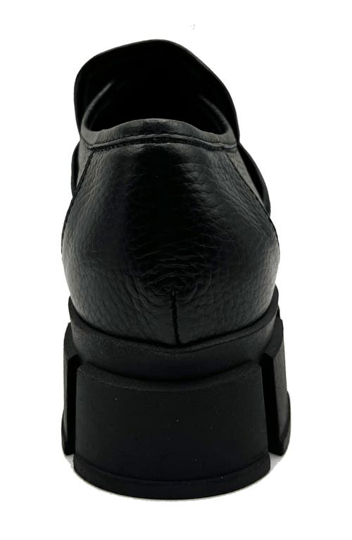 Beautiisoles Raquel Paltform Loafer In Black