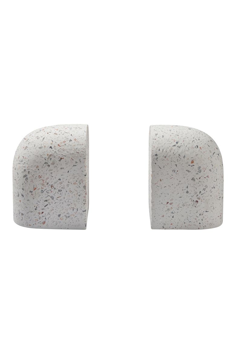 Bruno Set of 2 Bookends, Alternate, color, GREY